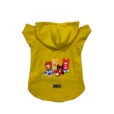 monopetz Kapişonlu Polar Sweatshirt Köpek ve Kedi Kıyafeti & Elbisesi Sarı Cando003 M