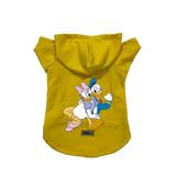 monopetz Kapişonlu Polar Sweatshirt Köpek ve Kedi Kıyafeti & Elbisesi Sarı Deysi Donald S