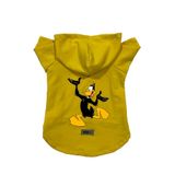 monopetz Kapişonlu Polar Sweatshirt Köpek ve Kedi Kıyafeti & Elbisesi Sarı Duffy XL