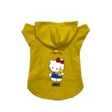 monopetz Kapişonlu Polar Sweatshirt Köpek Ve Kedi Kıyafeti & Elbisesi Sarı Hello Kitty XS