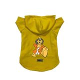 monopetz Kapişonlu Polar Sweatshirt Köpek ve Kedi Kıyafeti & Elbisesi Sarı Hong Kong XL