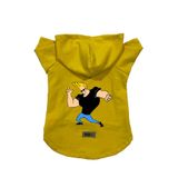 monopetz Kapişonlu Polar Sweatshirt Köpek Ve Kedi Kıyafeti & Elbisesi Sarı Johny Bravo L