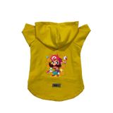 monopetz Kapişonlu Polar Sweatshirt Köpek Ve Kedi Kıyafeti & Elbisesi Sarı Mario S