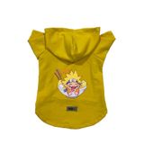 monopetz Kapişonlu Polar Sweatshirt Köpek ve Kedi Kıyafeti & Elbisesi Sarı Naruto S