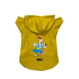 monopetz Kapişonlu Polar Sweatshirt Köpek ve Kedi Kıyafeti & Elbisesi Sarı Palyaço S