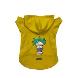 monopetz Kapişonlu Polar Sweatshirt Köpek Ve Kedi Kıyafeti & Elbisesi Sarı Rick And Morty L