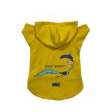 monopetz Kapişonlu Polar Sweatshirt Köpek ve Kedi Kıyafeti & Elbisesi - Sarı Road Runner XL Beden