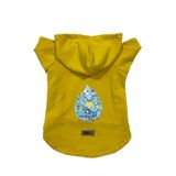 monopetz Kapişonlu Polar Sweatshirt Köpek ve Kedi Kıyafeti & Elbisesi Sarı Scuerou XL