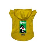 monopetz Kapişonlu Polar Sweatshirt Köpek ve Kedi Kıyafeti & Elbisesi Sarı Sylvester L