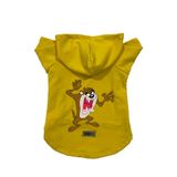 monopetz Kapişonlu Polar Sweatshirt Köpek ve Kedi Kıyafeti & Elbisesi - Sarı Tazmanya Canavarı S Beden