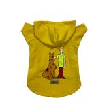 monopetz Kapişonlu Polar Sweatshirt Köpek Ve Kedi Kıyafeti & Elbisesi Sarı Yeni Scooby Doo XL