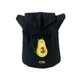 monopetz Kapişonlu Polar Sweatshirt Köpek ve Kedi Kıyafeti & Elbisesi Siyah Avogato XS