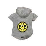 monopetz Kapişonlu Polar Sweatshirt Köpek Ve Kedi Kıyafeti & Elbisesi Siyah Borussia Dortmund XS