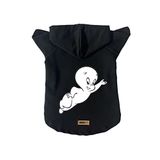 monopetz Kapişonlu Polar Sweatshirt Köpek ve Kedi Kıyafeti & Elbisesi - Siyah Casper L Beden