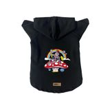 monopetz Kapişonlu Polar Sweatshirt Köpek ve Kedi Kıyafeti & Elbisesi Siyah City 30 L