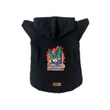 monopetz Kapişonlu Polar Sweatshirt Köpek ve Kedi Kıyafeti & Elbisesi Siyah DBZ 05 XL