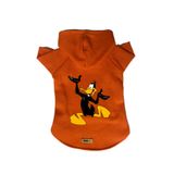 monopetz Kapişonlu Polar Sweatshirt Köpek ve Kedi Kıyafeti & Elbisesi Turuncu Duffy S