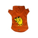 monopetz Kapişonlu Polar Sweatshirt Köpek ve Kedi Kıyafeti & Elbisesi Turuncu Rabugento L
