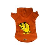 monopetz Kapişonlu Polar Sweatshirt Köpek ve Kedi Kıyafeti & Elbisesi Turuncu Rabugento M