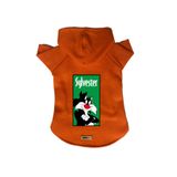 monopetz Kapişonlu Polar Sweatshirt Köpek ve Kedi Kıyafeti & Elbisesi Turuncu Sylvester L