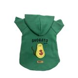 monopetz Kapişonlu Polar Sweatshirt Köpek ve Kedi Kıyafeti & Elbisesi Yeşil Avogato L
