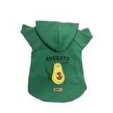 monopetz Kapişonlu Polar Sweatshirt Köpek ve Kedi Kıyafeti & Elbisesi Yeşil Avogato M