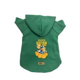 monopetz Kapişonlu Polar Sweatshirt Köpek ve Kedi Kıyafeti & Elbisesi Yeşil Goku Vegeta S