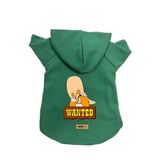 monopetz Kapişonlu Polar Sweatshirt Köpek ve Kedi Kıyafeti & Elbisesi Yeşil J Sam M