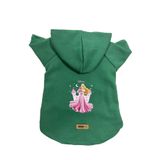 monopetz Kapişonlu Polar Sweatshirt Köpek ve Kedi Kıyafeti & Elbisesi Yeşil Princess L