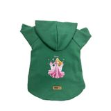 monopetz Kapişonlu Polar Sweatshirt Köpek ve Kedi Kıyafeti & Elbisesi Yeşil Princess XS