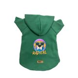monopetz Kapişonlu Polar Sweatshirt Köpek ve Kedi Kıyafeti & Elbisesi Yeşil Radical XL