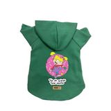 monopetz Kapişonlu Polar Sweatshirt Köpek ve Kedi Kıyafeti & Elbisesi Yeşil Rugrats Angelica M