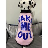 monopetz Yeni Sezon Köpek ve Kedi Kıyafeti & Elbisesi - Pembe Take Me Out (Beni Dışarı Çıkar) L Beden