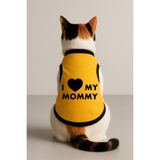 Monopetz Yeni Sezon Polar Köpek Ve Kedi Kıyafeti - L Beden - Sarı I Love Mommy