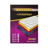 Monopol A-3 Karbon Kopya Kağıdı 290mm X 420 Mm 100 Lü (1 PAKET 100 ADET)