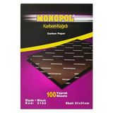 Monopol A4 Karbon Kağıdı Standart Siyah 100 Lü M3102 (100 Lü Paket)