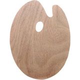 Monopol Ahşap Oval Palet 20x30 cm