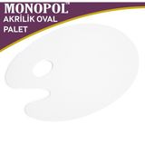 Monopol Akrilik Oval Resim Paleti - 28X40Cm