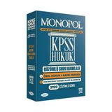 Monopol Yayınları 2025 KPSS Hukuk Çözümlü Soru Bankası 8. Baskı
