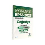 Monopol Yayınları 2026 Kpss Coğrafya Çözümlü Soru Bankası