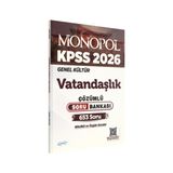 Monopol Yayınları 2026 Kpss Vatandaşlık Çözümlü Soru Bankası