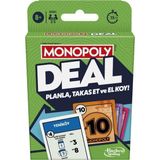 Monopoly Deal Kart Oyunu | Hızlı Oynanan Kart Oyunu | Aileler ve Çocuklar İçin Eğlenceli Oyun | 8 Yaş ve Üzeri | 2-5 Oyuncu | 15 Dakika | Seyahat Oyunu | Türkçe Versiyon