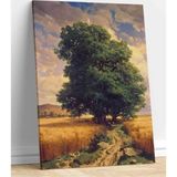 MonoStella Alexandre Calame Meşe Ağacı Kanvas Tablo