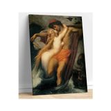 MonoStella Frederic Leighton Balıkçı Ve Siren Kanvas Tablo