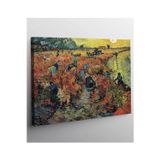 MonoStella Vincent Van Gogh Red Vineyards Kanvas Tablo