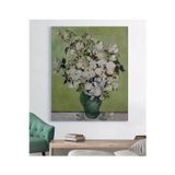 MonoStella Vincent Van Gogh - Vase Of Roses Kanvas Tablo