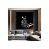 MonoStella Zebra Siyah Beyaz Kanvas Tablo