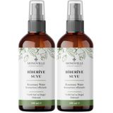 Monoville Biberiye Suyu 100 ml Cam Şişe%100 Saf ve Doğal (Rosemary Water) (2 paketi)