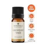 Monoville Greyfurt Uçucu Yağı 10 ml Saf ve Doğal (Grapefruit Essential Oil)