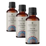 Monoville İncir Çekirdeği Yağı 30 ml Soğuk Sıkım%100 Saf Ve Doğal (Pure Fig Seed Oil) (3 paketi)